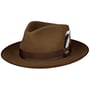 Thornley Fedora Haarvilthoed by JJ Hats bruin