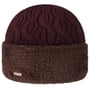 Faux Fur Cuff Gebreide Muts by Seeberger bordeaux