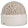 Faux Fur Cuff Gebreide Muts by Seeberger lichtbeige