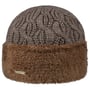 Faux Fur Cuff Gebreide Muts by Seeberger taupe