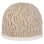 Landesta Muts met Imitatiebont by Seeberger lichtbeige