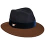 Twotone Traveller Wollen Hoed by bedacht donkerblauw