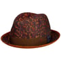 Animal Print Player Stoffen Hoed by Alfonso D'Este oranje