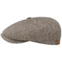 Hatteras Zijde Flat Cap by Stetson beige-zwart