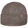 Merino Doubleface Gebreide Muts by Lierys beige