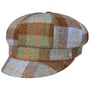 Liasca Wool Check Newsboy Pet by Lierys bruin-blauw