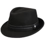 Prenscott Trilby Wollen Hoed by Lierys zwart