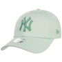 9Forty WMNS NYY Metallic Logo Pet by New Era mintgroen