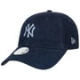 9Twenty WMNS Denim Yankees Pet by New Era donkerblauw