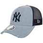 WMNS Denim Yankees Trucker Pet by New Era lichtblauw