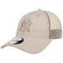 9Twenty Linen Yankees Trucker Pet by New Era lichtbeige
