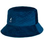 Plush Wave Puff Bucket Stoffen Hoed by Kangol donkerblauw