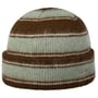 Fuzzy Stripe Soft Beanie Muts by Kangol bruin