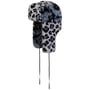 Wild Fake Fur Pilotenmuts by Kangol grijs
