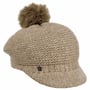 Soft Pompom Newsboy Pet by Loevenich beige