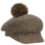 Soft Pompom Newsboy Pet by Loevenich taupe