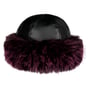 Fake Leather Toque Dames Muts by Lierys zwart