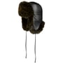 Sorano Faux Fur Pilotenmuts by Lierys zwart