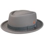 Andy Classic Pork Pie Wollen Hoed by Mayser grijs