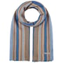 Jarnvik Stripe Zomer Sjaal by Stetson bruin-blauw