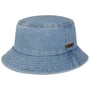 Denim Barista Bucket Stoffen Hoed by Stetson lichtblauw