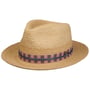 Veluro Fedora Raffia Hoed by Stetson naturel-pink