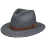 Maradino Crochet Raffia Hoed by Stetson duifblauw