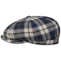 Caroma Check 8 Panel Pet by JJ Hats blauw