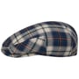Caroma Check Driver Pet by JJ Hats blauw