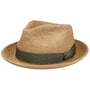 Crochet Fedora Raffia Hoed by JJ Hats naturel