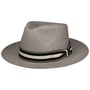 Revallo Fedora Panamahoed by JJ Hats grijs