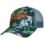 Hawaii Flower Trucker Pet by Stetson blauw-groen