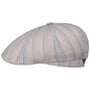 Tesrick Stripe Linnen Pet by Stetson beige-blauw