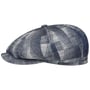 Hatteras Cotton Jacquard Pet by Stetson wit-donkerblauw