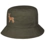 Reindeer Waxed Cotton Bucket Hoed by Lipodo olijfgroen
