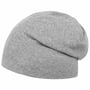 Cotton Jersey Stripes Beanie Muts by Lipodo licht grijs