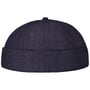 Cotton Denim Dockermuts by Lipodo donkerblauw