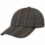 Temberton Stripes Katoenen Cap by Lipodo donkerblauw