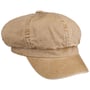 Uni Washed Cotton Newsboy Pet by Lipodo donkerbeige