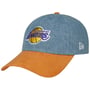 NBA Denim Midi Lakers Pet by New Era blauw-geel