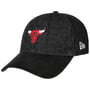 NBA Denim Midi Bulls Pet by New Era antraciet-zwart