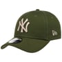 9Forty Yankees Essential Pet by New Era olijfgroen