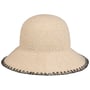 Wide Brim Cloche Strohoed by Seeberger naturel