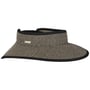 Wide Brim Visor by Seeberger naturel-zwart
