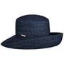 Isabelle Uni Strohoed by Seeberger blauw