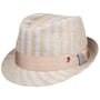 Classic Fusion Linnen Trilby by Alfonso D’Este blauw-beige