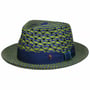Blue & Green Panamahoed by Alfonso D’Este blauw-groen