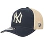 9Fifty Grained Yankees Pet by New Era donkerblauw