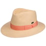 Green Band Traveller Panamahoed by Lipodo apricot