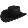 El Presidente 100X Western Hoed by Stetson zwart
